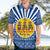 Central African Republic Christmas Hawaiian Shirt with Drumming Kids Beat of Joy Tribal Pattern and Snowflakes - Wonder Print Shop