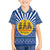 Central African Republic Christmas Hawaiian Shirt with Drumming Kids Beat of Joy Tribal Pattern and Snowflakes - Wonder Print Shop