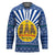 Central African Republic Christmas Hockey Jersey with Drumming Kids Beat of Joy Tribal Pattern and Snowflakes - Wonder Print Shop
