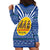 Central African Republic Christmas Hoodie Dress with Drumming Kids Beat of Joy Tribal Pattern and Snowflakes - Wonder Print Shop