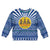 Central African Republic Christmas Kid Ugly Christmas Sweater with Drumming Kids Beat of Joy Tribal Pattern and Snowflakes - Wonder Print Shop