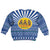Central African Republic Christmas Kid Ugly Christmas Sweater with Drumming Kids Beat of Joy Tribal Pattern and Snowflakes - Wonder Print Shop