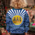 Central African Republic Christmas Kid Ugly Christmas Sweater with Drumming Kids Beat of Joy Tribal Pattern and Snowflakes - Wonder Print Shop