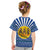 Central African Republic Christmas Kid T Shirt with Drumming Kids Beat of Joy Tribal Pattern and Snowflakes - Wonder Print Shop