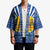 Central African Republic Christmas Kimono with Drumming Kids Beat of Joy Tribal Pattern and Snowflakes - Wonder Print Shop