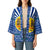 Central African Republic Christmas Kimono with Drumming Kids Beat of Joy Tribal Pattern and Snowflakes - Wonder Print Shop