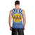Central African Republic Christmas Men Tank Top with Drumming Kids Beat of Joy Tribal Pattern and Snowflakes - Wonder Print Shop
