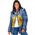 Central African Republic Christmas Padded Jacket with Drumming Kids Beat of Joy Tribal Pattern and Snowflakes - Wonder Print Shop