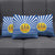 Central African Republic Christmas Pillow Cover with Drumming Kids Beat of Joy Tribal Pattern and Snowflakes - Wonder Print Shop