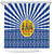 Central African Republic Christmas Shower Curtain with Drumming Kids Beat of Joy Tribal Pattern and Snowflakes - Wonder Print Shop
