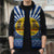 Central African Republic Christmas Sleeveless Puffer Jacket with Drumming Kids Beat of Joy Tribal Pattern and Snowflakes - Wonder Print Shop