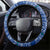Central African Republic Christmas Steering Wheel Cover with Drumming Kids Beat of Joy Tribal Pattern and Snowflakes - Wonder Print Shop