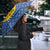 Central African Republic Christmas Umbrella with Drumming Kids Beat of Joy Tribal Pattern and Snowflakes - Wonder Print Shop