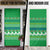 Comoros Christmas Door Cover with Santa Riding Dolphin Ocean Waves Crescent Moon and Tribal Pattern - Wonder Print Shop