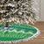Comoros Christmas Tree Skirt with Santa Riding Dolphin Ocean Waves Crescent Moon and Tribal Pattern - Wonder Print Shop