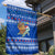 Comoros Christmas Garden Flag with Santa Turtle Gifts Snowflakes and Ocean Blue Holiday Pattern - Wonder Print Shop