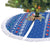 Comoros Christmas Tree Skirt with Santa Turtle Gifts Snowflakes and Ocean Blue Holiday Pattern - Wonder Print Shop