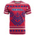 Nepal Christmas T Shirt with Red-Blue Design, National Emblem, and Snowflake Motif - Wonder Print Shop