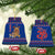 Nepal Christmas Ceramic Ornament with Blue-Red Pattern, Hindu Chariot Scene, and Om Symbol Motif - Wonder Print Shop