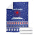 North Korea Christmas Blanket with Blue Pattern, Red Star, and Snowy Mountain Motif - Wonder Print Shop