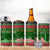 Oman Christmas 4 in 1 Can Cooler Tumbler with Green-Red Pattern, Mosque and Fort Landmarks, and Festive Ornament Motif - Wonder Print Shop
