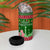 Oman Christmas 4 in 1 Can Cooler Tumbler with Green-Red Pattern, Mosque and Fort Landmarks, and Festive Ornament Motif - Wonder Print Shop