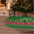 Oman Christmas Tree Skirt with Green-Red Pattern, Mosque and Fort Landmarks, and Festive Ornament Motif - Wonder Print Shop