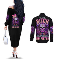 im-not-a-b-im-just-honest-skull-butterfly-couples-matching-off-the-shoulder-long-sleeve-dress-and-long-sleeve-button-shirt