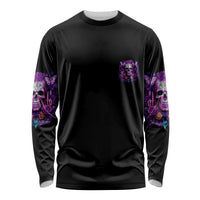 I'M Not A B I'M Just Honest Skull Butterfly Long Sleeve Shirt - Wonder Print Shop