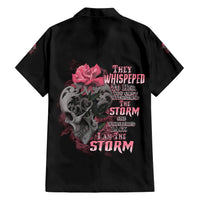 I Am The Storm Tattooed Skull Hawaiian Shirt - Wonder Print Shop