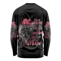 I Am The Storm Tattooed Skull Long Sleeve Shirt - Wonder Print Shop