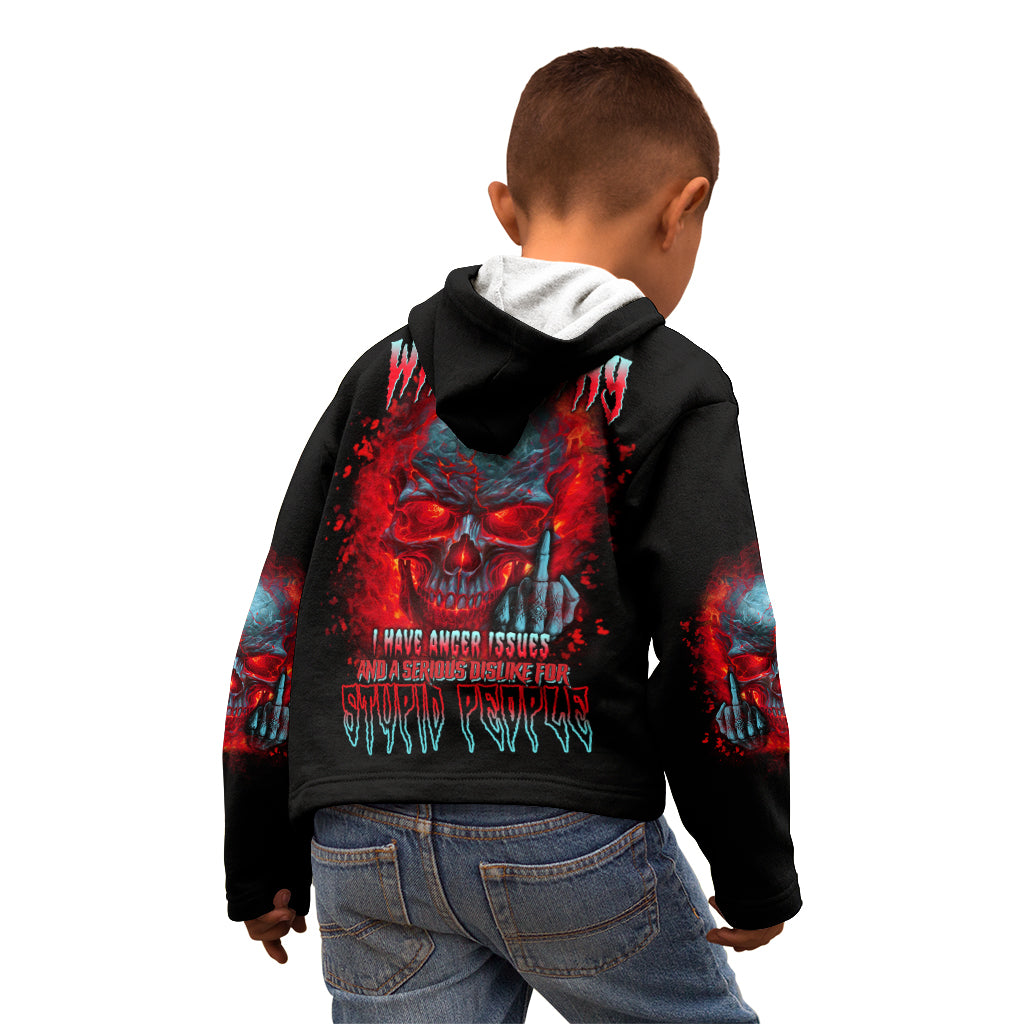 Walk Away I Have Anger Issues And A Serious Dislike For Kid Hoodie - Wonder Print Shop
