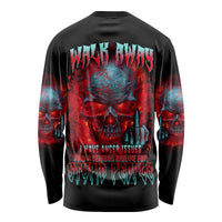 Walk Away I Have Anger Issues And A Serious Dislike For Long Sleeve Shirt - Wonder Print Shop