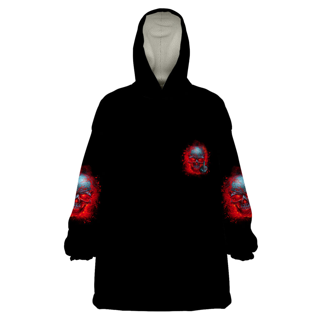 Walk Away I Have Anger Issues And A Serious Dislike For Wearable Blanket Hoodie - Wonder Print Shop