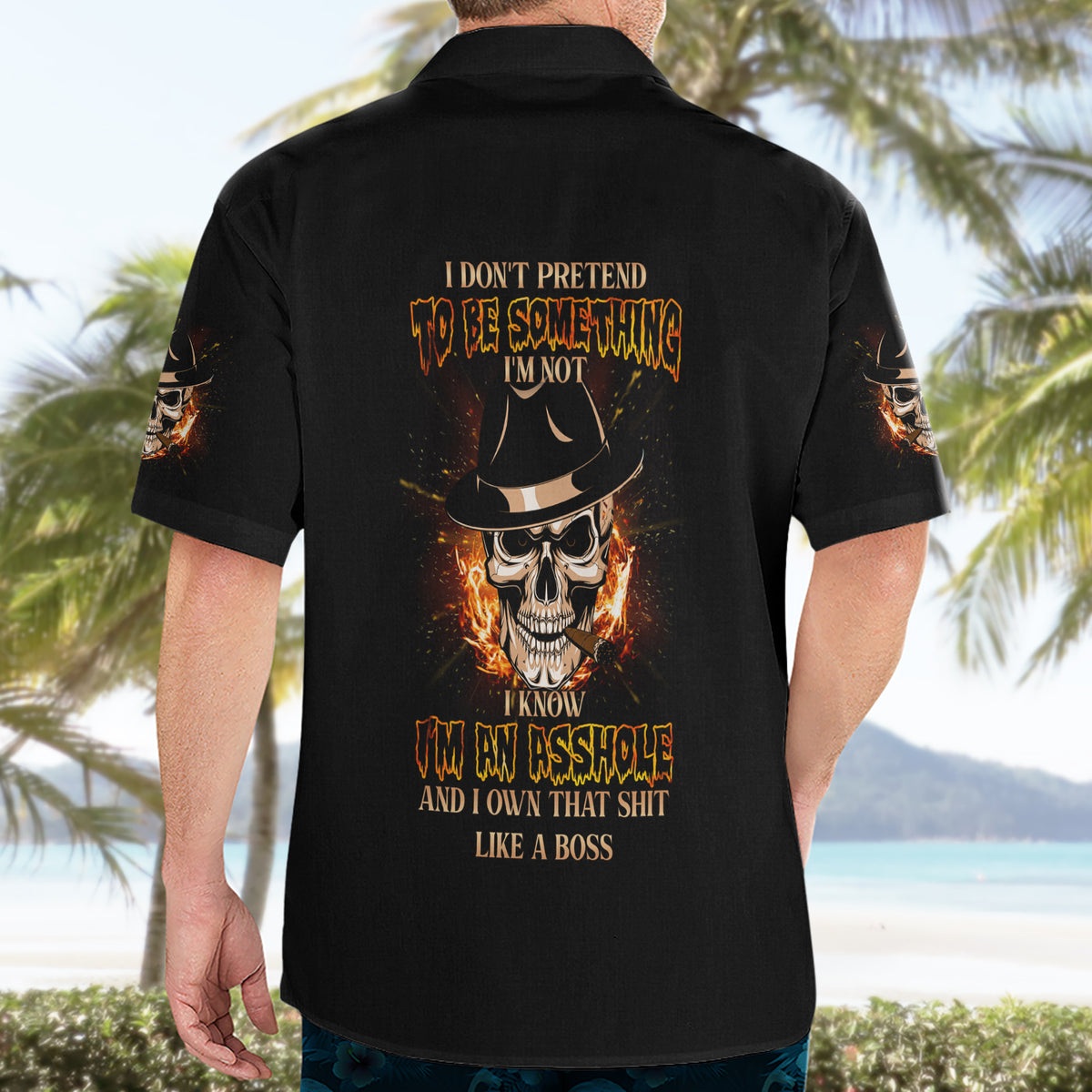 I Don't Pretend To Be Something I'm Not Hawaiian Shirt - Wonder Print Shop