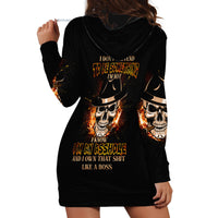 I Don't Pretend To Be Something I'm Not Hoodie Dress - Wonder Print Shop