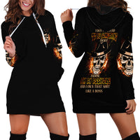 I Don't Pretend To Be Something I'm Not Hoodie Dress - Wonder Print Shop