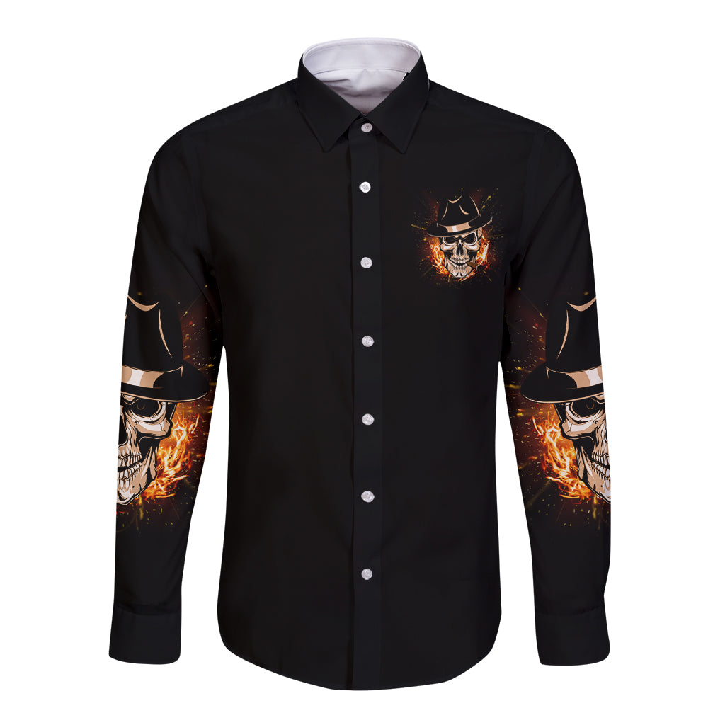 I Don't Pretend To Be Something I'm Not Long Sleeve Button Shirt - Wonder Print Shop