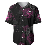 The Good Girl In Me Got Tired Skull Rose Baseball Jersey - Wonder Print Shop