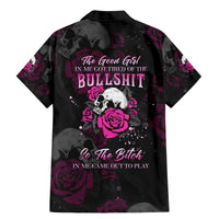 The Good Girl In Me Got Tired Skull Rose Family Matching Mermaid Dress and Hawaiian Shirt - Wonder Print Shop