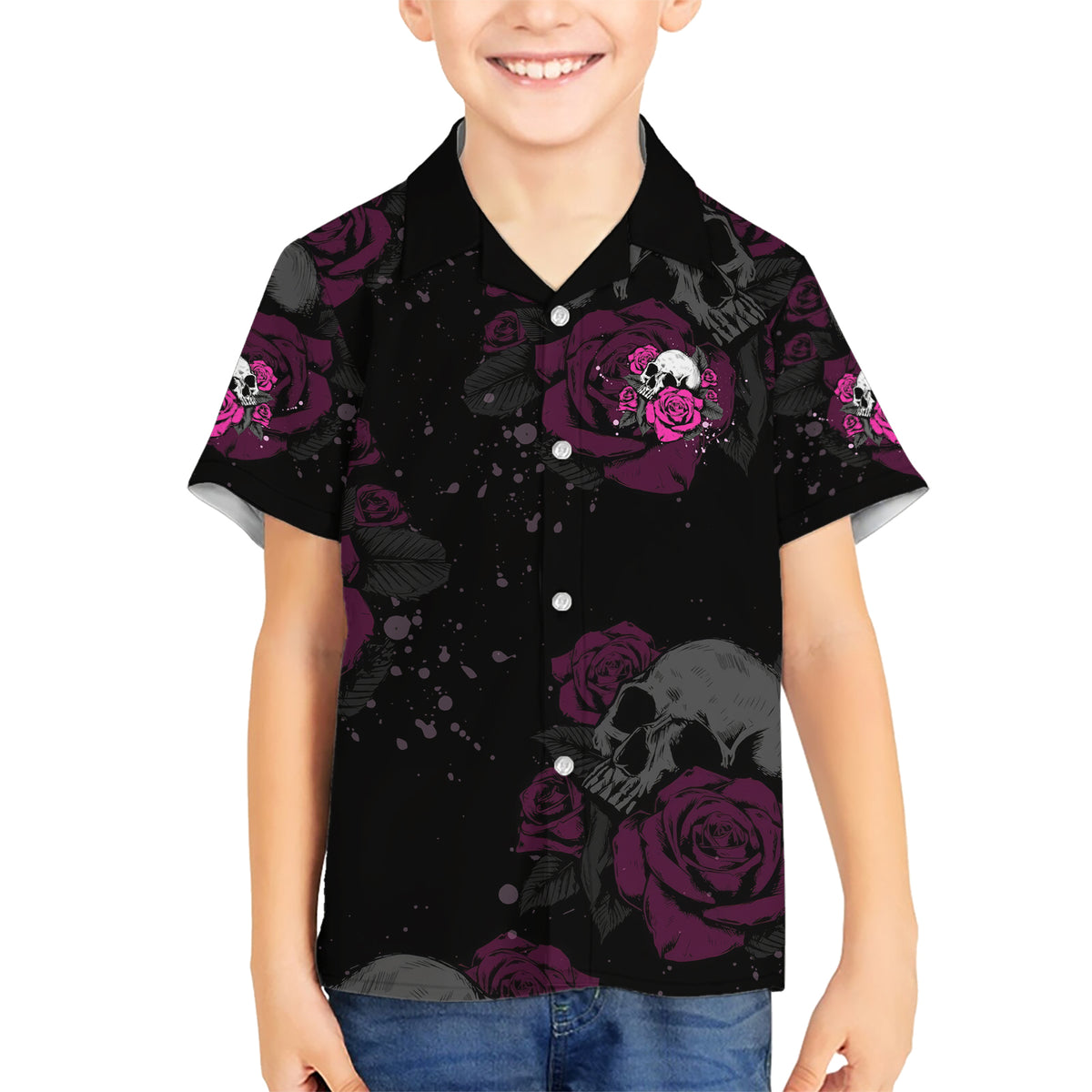 The Good Girl In Me Got Tired Skull Rose Hawaiian Shirt - Wonder Print Shop
