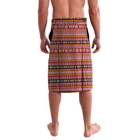 Funny Nutcracker Christmas Lavalava with Crack Deez Nuts Quote and Holiday Pattern Design - Wonder Print Shop
