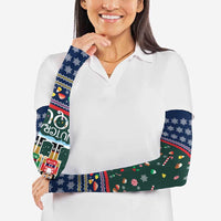 Nutcracker Squad Christmas Arm Sleeves with Candy Cane and Snowflake Holiday Design - Wonder Print Shop
