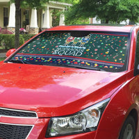 Nutcracker Squad Christmas Auto Sun Shade with Candy Cane and Snowflake Holiday Design - Wonder Print Shop