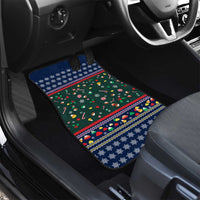 Nutcracker Squad Christmas Car Mats with Candy Cane and Snowflake Holiday Design - Wonder Print Shop