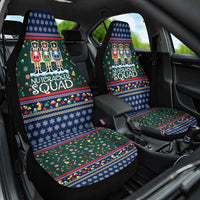 Nutcracker Squad Christmas Car Seat Cover with Candy Cane and Snowflake Holiday Design - Wonder Print Shop