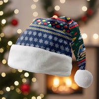 Nutcracker Squad Christmas Santa Hat with Candy Cane and Snowflake Holiday Design - Wonder Print Shop