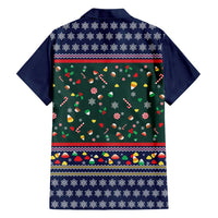 Nutcracker Squad Christmas Family Matching Long Sleeve Bodycon Dress and Hawaiian Shirt with Candy Cane and Snowflake Holiday Design - Wonder Print Shop