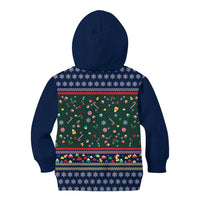 Nutcracker Squad Christmas Kid Hoodie with Candy Cane and Snowflake Holiday Design - Wonder Print Shop