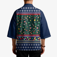 Nutcracker Squad Christmas Kimono with Candy Cane and Snowflake Holiday Design - Wonder Print Shop